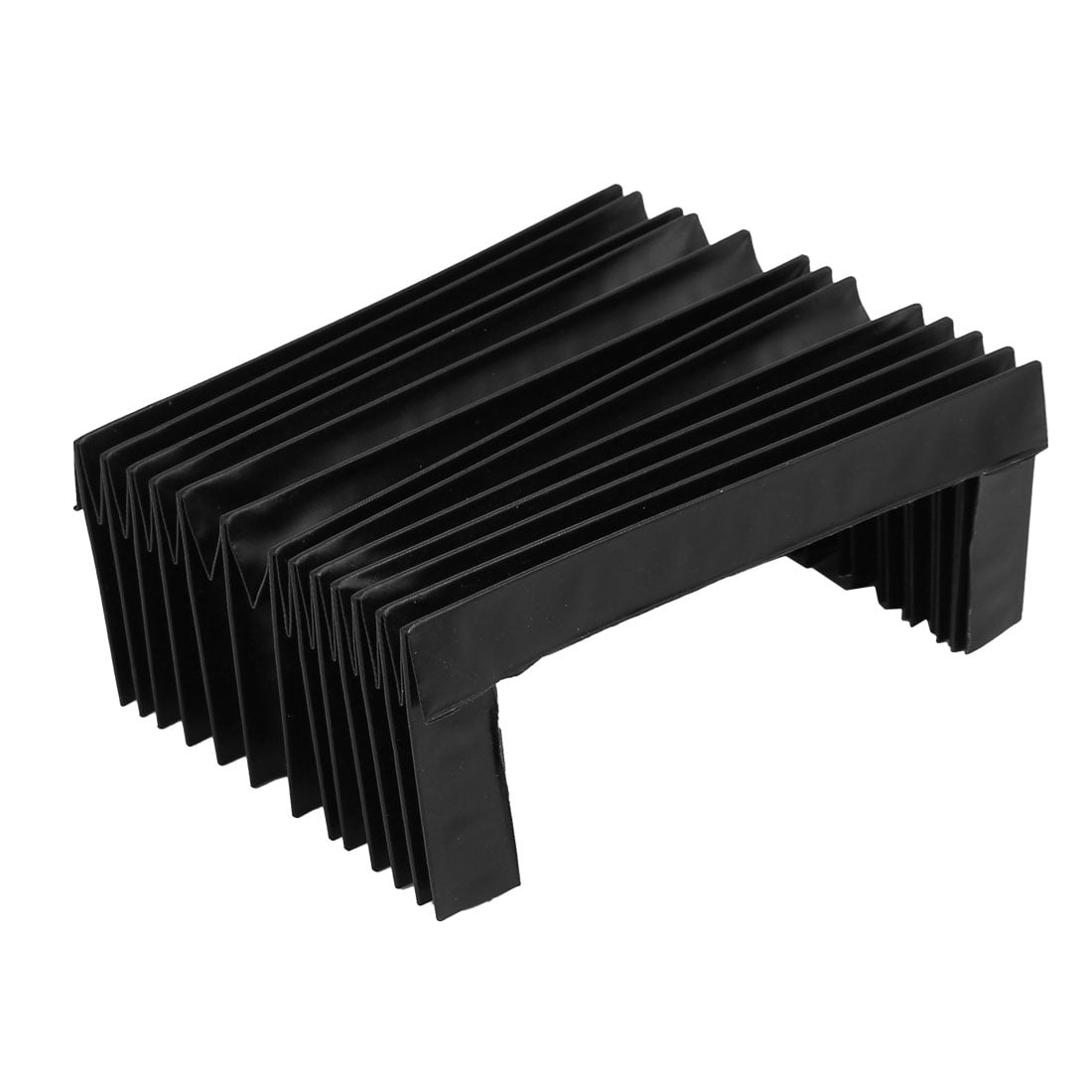 Synthetic Rubber Flexible Folded Protective Accordion Dust Cover 160mmx60mm