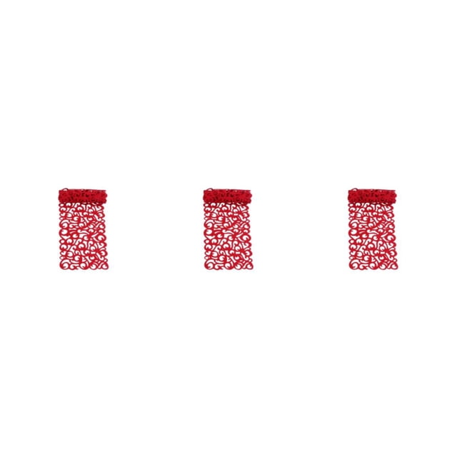 Camino de fieltro Inteprter estilo Simple moderno patrón de flores absorbente de agua Rojo