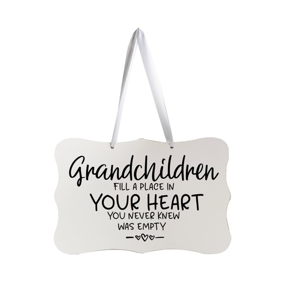 Modern Inspirational Wooden Wall Hanging Sign for Home Decorations 8x12 - Fill A Place