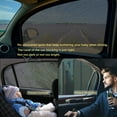 thumbnail image 6 of Universal Car Side Window Baby Kid Pet Breathable Sun Shade Mesh Backseat (2 Pcs) Fits Most Cars, 6 of 7