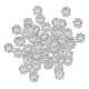 thumbnail image 4 of Juego de 200 cuentas espaciadoras de copo de nieve para decoración de bricolaje, cuentas sueltas para dijes, cuentas sueltas para Plata, 4 of 9