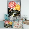thumbnail image 3 of Designart 'Ancient Flowers II' Traditional Framed Art Print, 3 of 4