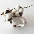 thumbnail image 2 of LOLIPPYY 10Pcs Simulation Cotton Flower Stems White Bendable for Home Decoration and Events, 2 of 8
