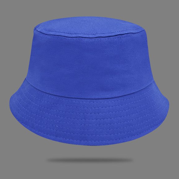 Ceisia Kids Baseball Cap Solid Adjustable Casual Hat Toddler Boys Girls Outdoor Sun Protection Flat Brim Cap Blue 2 Years Gifts for Father