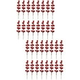 thumbnail image 4 of 40 pcs Artificial Red Berry Faux Holly Berries Fake Burgundy Berry Pick, 4 of 5