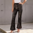 thumbnail image 4 of Pantalones casuales de verano para mujer, pantalones de pierna ancha, pantalones holgados de cintura alta europeos y americanos para mujer, 4 of 6