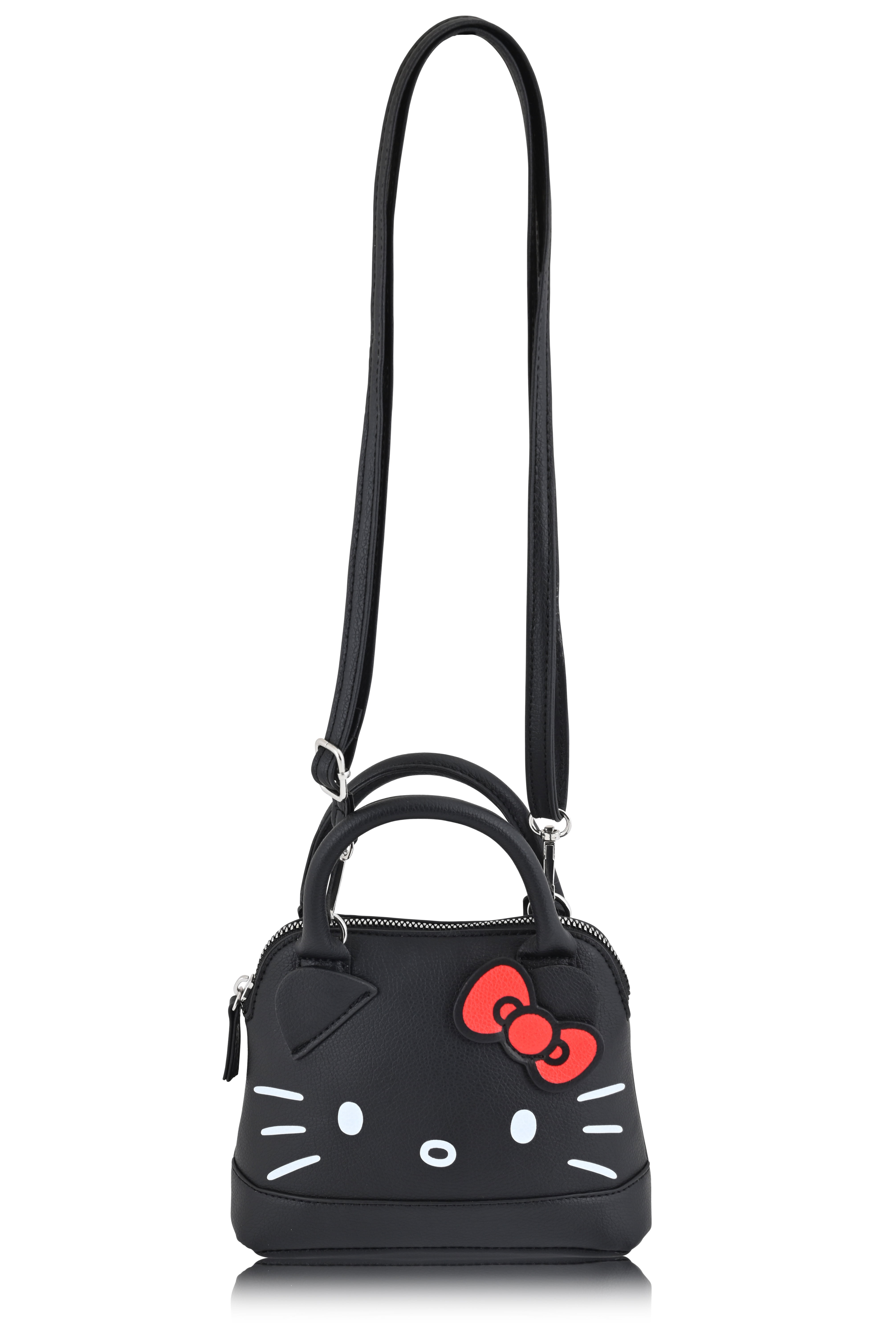 Hello Kitty Women's Leather Solid Print Shoulder Crossbody Handbag