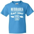 thumbnail image 3 of Inktastic Nebraska Awesome Since 1867 Youth T-Shirt, 3 of 5