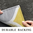 thumbnail image 6 of Yellow and Gray Geometric Quatrefoil Pattern Door Rugs,Washable Non Slip Door Mats Indoor,Decorative Door Mats,Entry Mat Indoor for Entrance,Bedroom,Kitchen,Bathroom,16"x47", 6 of 6