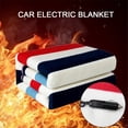 thumbnail image 4 of Manta eléctrica lavable a máquina para coche, manta de viaje con calefacción de 12V, doble cuerpo, calentador, termostato de colchón, 4 of 4