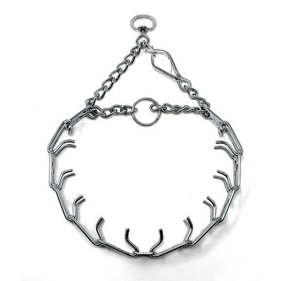 Herm Sprenger Prong Dog Training Collar with Quick Release Buckle Ultra-Plus Chrome Plated Steel Pet Pinch Collar No-Pull Collar for Dogs Anti Pull Training Collar Made in Germany 4mm x 25in (63cm)