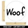 thumbnail image 2 of Woof Dog Fun Text Self-Inking Rubber Stamp Ink Stamper - Red Ink - Mini 1/2 Inch, 2 of 7