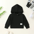 thumbnail image 2 of Younger Tree Toddler Baby Hooded Sweatshirt Girl Boy Winter Long Sleeve Pullover Blouse Top Clothes for 3-4T, 2 of 9
