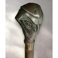 thumbnail image 3 of Handmade Texas-Style Walking Stick with Stained Finish, Unique Handcrafted Gift for Walking and Outdoor Enthusiasts, 3 of 4