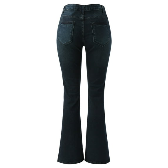 Aayomet Skinny Jeans For Women Women’s Classic Jeggings with Back Pockets,Black M