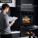 thumbnail image 4 of Combo FORNAIO SUPRA Horno Eléctrico Empotrable Pomelo 110 V y Parrilla de Inducción Magnética 4 Quemadores Cristal Templado Negro., 4 of 12