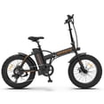 thumbnail image 3 of Resenkos Portable Folding Ebike, 500W Motor, 20x4.0 Fat Tires, Front Light, Rear Reflector, Easy to Store & Transport, 3 of 15