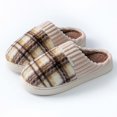 thumbnail image 2 of Pantoufles d'Hiver Douillettes pour Hommes Adultes Pantoufles Confortables Pantoufles d'Intérieur pour Hommes Pantoufles d'Intérieur Hommes Chaussures d'Intérieur Pantoufles d'Intérieur d'Hiver pour Hommes 9.5, 2 of 3