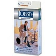 JOBST forMen Knee High, 8-15 mmHg Closed Toe, White X-Large