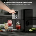 thumbnail image 5 of Moifoi Nugget Ice Maker,Culb in 6Mins, 44 lbs/24 H, Auto-Cleaning Portable Ice Machine with Basket & Scoop, Black, 5 of 9