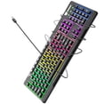 thumbnail image 4 of Teclado 104 teclas Computadora Bordes redondeados de 45 grados para Windows PC negro, 4 of 8