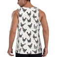 thumbnail image 3 of Fotbe Funny Chicken Pattern Men's Quick Dry Workout Tank Top Gym Muscle Tee Fitness Bodybuilding Sleeveless T Shirt Breathable Workout Shirt-XX-Large, 3 of 9