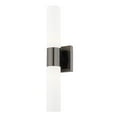 thumbnail image 4 of Livex Lighting Aero 2-Light Twist Lock Metal Vanity Lighting in Black Chrome, 4 of 16