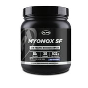 XPI Myonox Stim-Free Pre-Workout Complex Supplement, 30 Servings (Blue Raspberry)