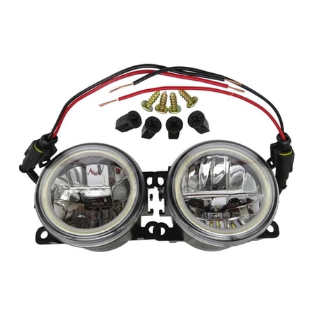 1Set Angel Eye Fog Light For Jaguar S-Type X-TYPE XK 1999-2013 Car Halo Ring Fog Lamp DRL Daytime Running Light