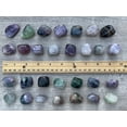 thumbnail image 5 of 5 Pcs Rainbow Fluorite Tumbled Stones, Polished Natural Rainbow Fluorite Gemstone, Rainbow Fluorite Healing Crystals (Rainbow Fluorite), 5 of 9