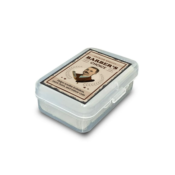 Pacific Pelican Barbers Choice Alum Block - Premium Natural Potassium Alum For Razor Burn Relief & Post-Shave Care