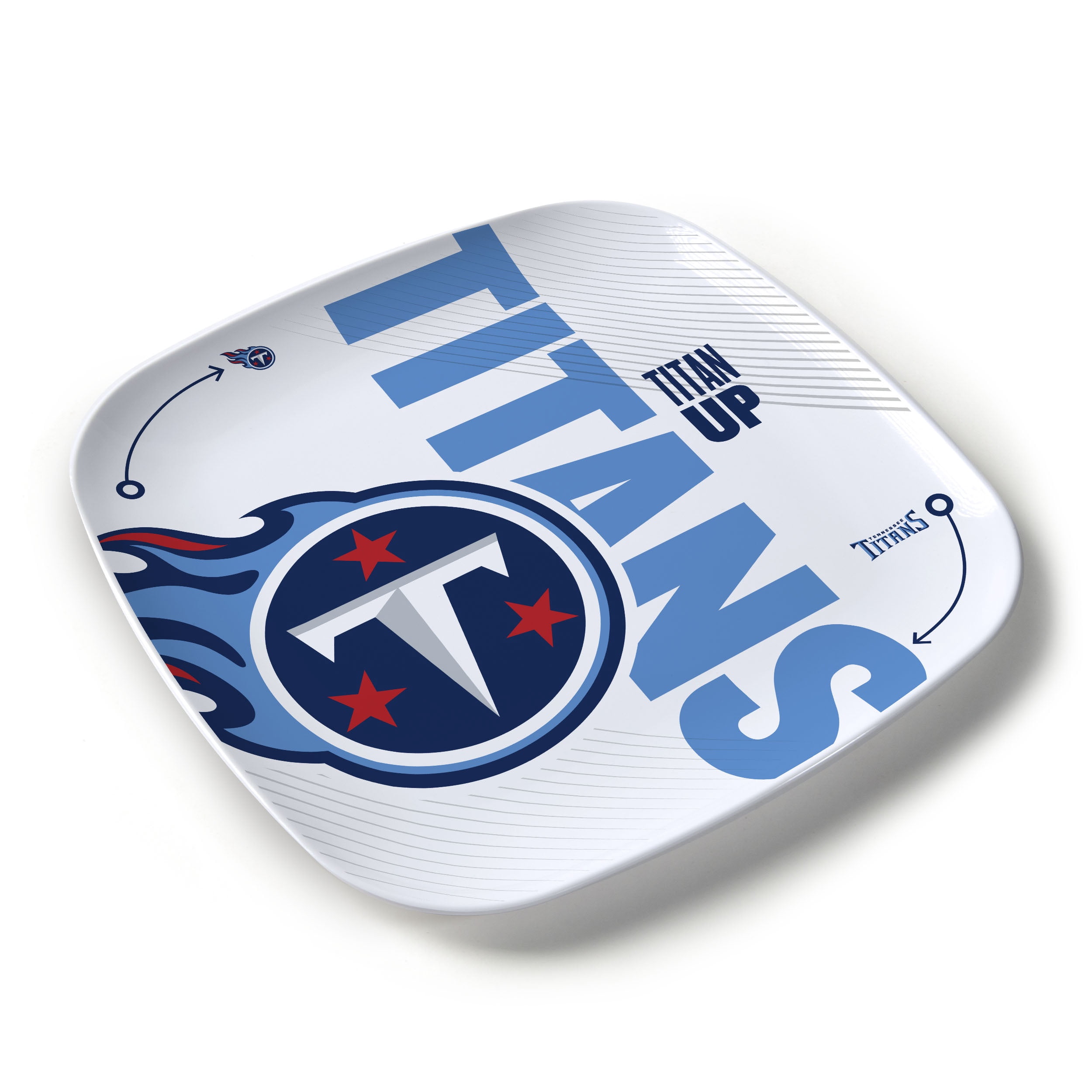 YouTheFan NFL Tennessee Titans Large Party Plate