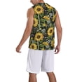 thumbnail image 2 of Sikiie Sunflowers Basketball Jersey Reversible Men's Mesh Athletic Sports Shirts Training Practice S-4XLSmall, 2 of 6