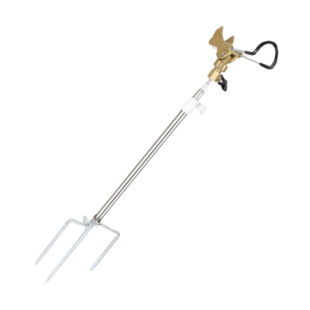 Soporte para caña de pescar, soporte para caña de pescar, equipo de pesca, ligero, fácil de transportar, estable, almacenamiento para caña para barco, Amarillo 60cm