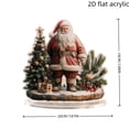 thumbnail image 2 of Diceymbol Christmas Santa Claus Ornament Acrylic Ornament Desktop Decoration Christmas Gift, 7.87 in, 2 of 6