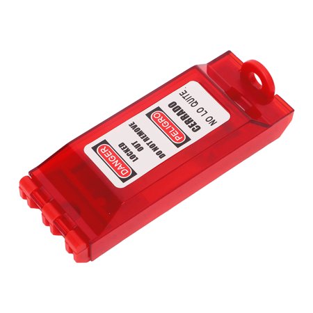 Lockout Tagout Locks, Universal Lockout With Transparent Wall Switch ...