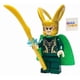thumbnail image 2 of Superhéroes LEGO: minifigura de Loki con cetro y tessera, 2 of 5