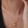 thumbnail image 5 of Murtoo balloon initial necklace for women 18 inch alphabet letter pendant chain A to Z jewelry, 5 of 6