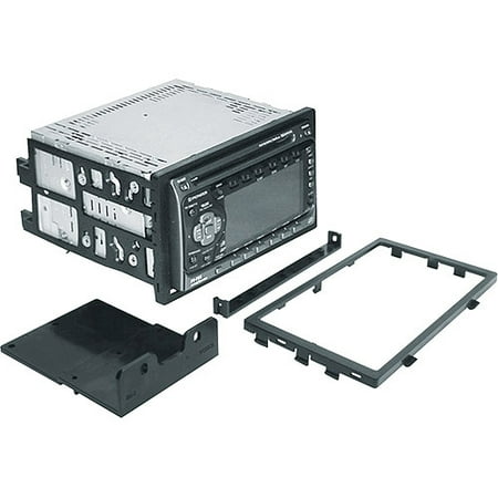 Teds Dash Double Kit SCOSCHE HA1566B - 1990-up Honda/Acura Double ISO Mounting Dash Kit for Car Radio / Stereo Installation, 2 Single DINS,or 1 Double DIN ()