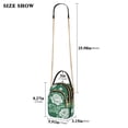 thumbnail image 2 of joogoo Women Peony Flower Chain Crossbody Bags Shoulder Handbag Phone Purse, 2 of 5