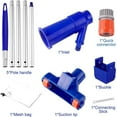 thumbnail image 5 of Cadorn Portable Swimming Pool Vacuum Cleaner Set – Leaf Rake, Mesh Skimmer & 5 Assembly Rods Pool Cleaning Tool, 5 of 9