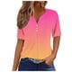 thumbnail image 1 of Camisetas Casuales de Mujer con Cuello en V Camiseta de Color Sólido, Manga Corta Casual Top para el Uso Diario, 1 of 4