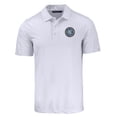 thumbnail image 2 of Men's-Cutter & Buck  White New York City FC Prospect Eco Textured Stretch Recycled Polo, 2 of 3