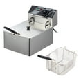 thumbnail image 6 of Tzou Stainless Steel 6L/11L Commercial Deep Fryers with Temperature Control, Detachable Basket & Lid, 6 of 7