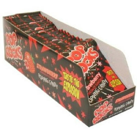 Product Of Pop Rocks, Strawberry, Count 24 (0.33 oz) - Sugar Candy / Grab Varieties &