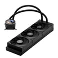 thumbnail image 2 of CPU Liquid Cooler, AIO CPU Water Cooler - 3 x 120mm PWN Fans, Pump & 2.1'' LCD Display, Max 2200PRM Black CPU Cooling Fan, Compatible for Intel 115X/1, 2 of 11