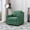 Blackish Green, variant on Swivel Accent Chair, LEGAHOME 360° Swivel Chair with Nailhead Decor and Metal Base, Rotating Barrel Armchair Living Room Chairs, Linen Upholstered Material, 24in Wide Seat, White