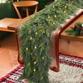thumbnail image 6 of FEISHENTT Glowing 9 Ft Realistic Christmas Garland with Lighting Stairs Garlands For Decoration Christmas Cedar Garland Home Decoration, 6 of 6