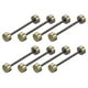 thumbnail image 1 of 8uds Metal Bolsa Correa Conectar Hebillas,32x42mm Monedero Tornillo Fijación Remaches Barra Forma para Bolso Cinturón Manija Conectivo Decoración (Bronce Tono), 1 of 7