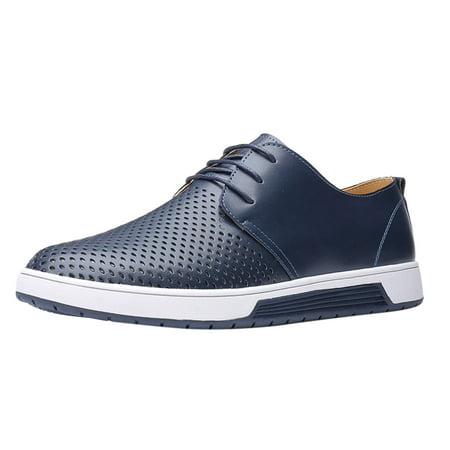 

ZMHEGW Summer Style Men S Summer Breathable Business Leisure Hollow Solid Shoes